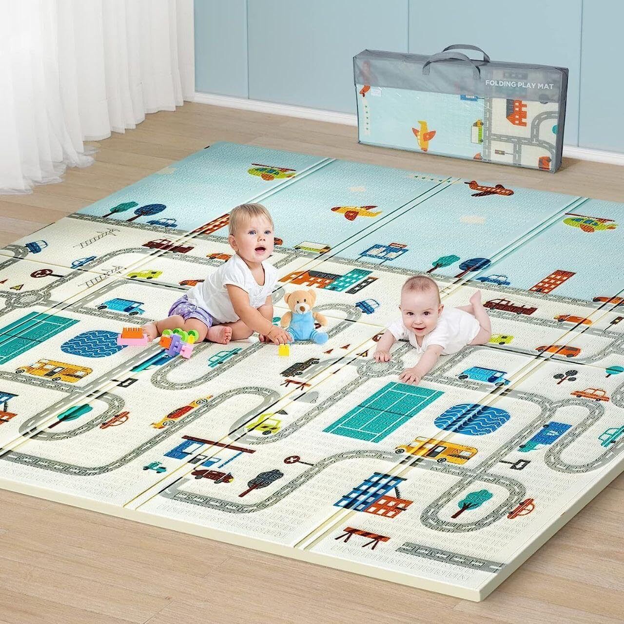 Microfiber Baby Play Mat-image-40