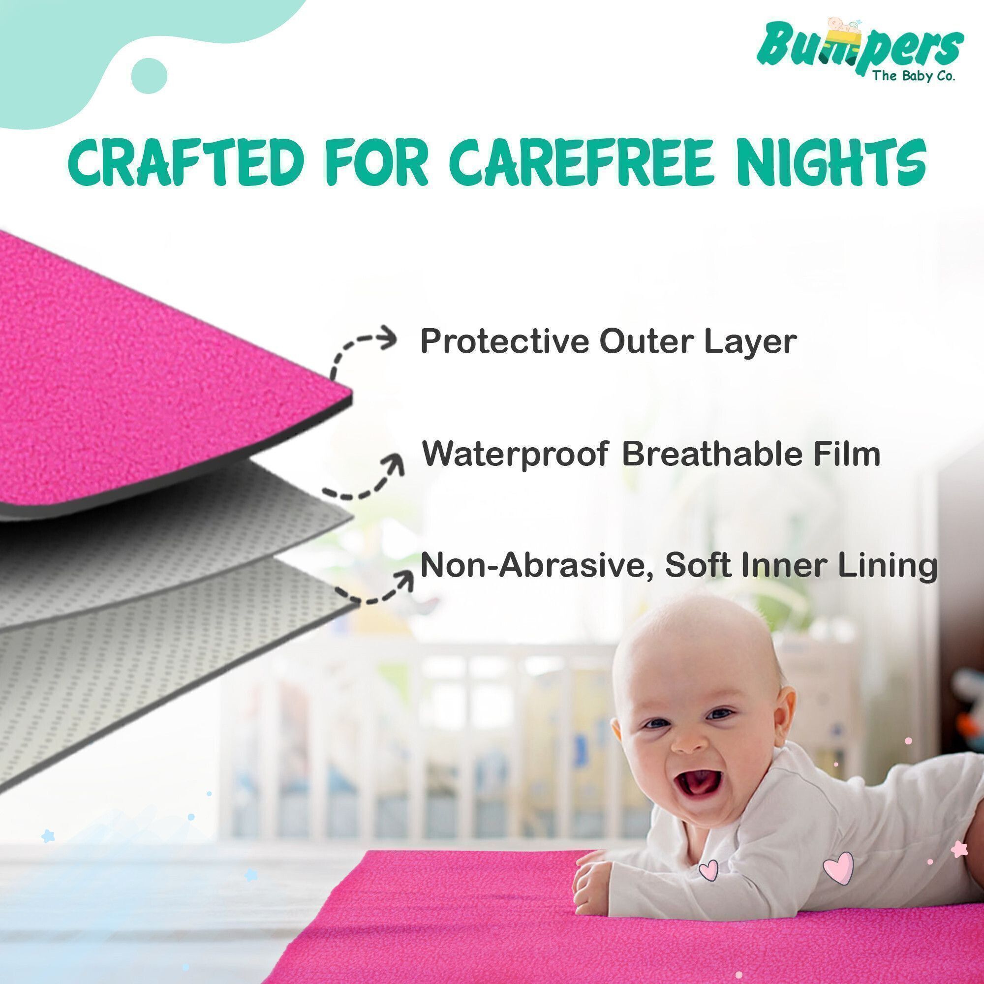 Polycotton Baby Bed Protecting Mat-image-9