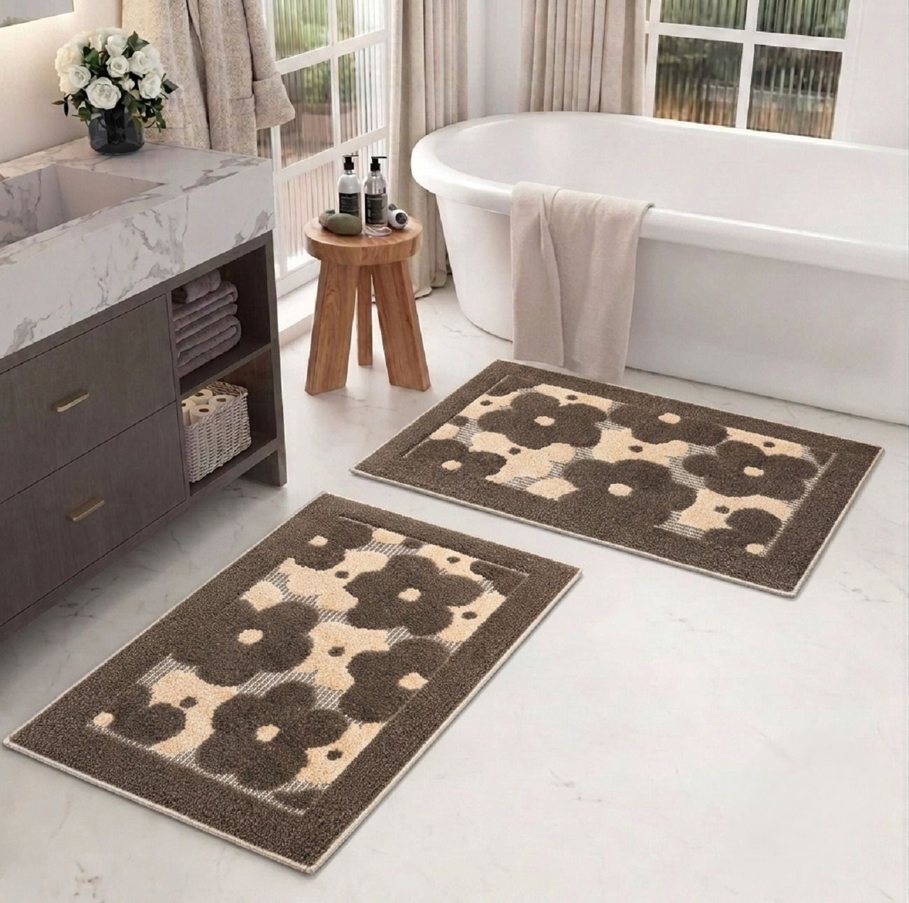 nestalo home Microfiber Bathroom Mat-picture-44