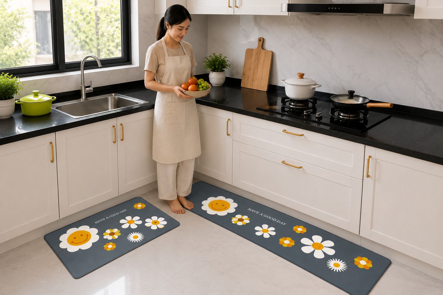 kvyediz 40 cm X 120 cm Polyester, Rubber Runner-picture-13