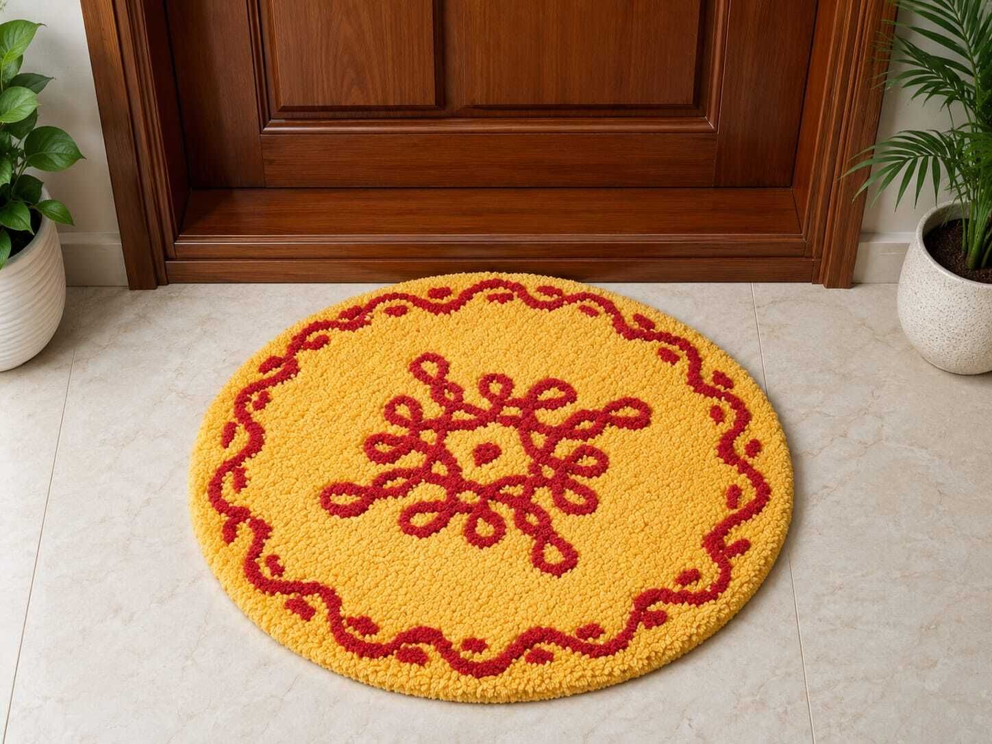 shree madhav Microfiber Door & Floor Mat-picture-12
