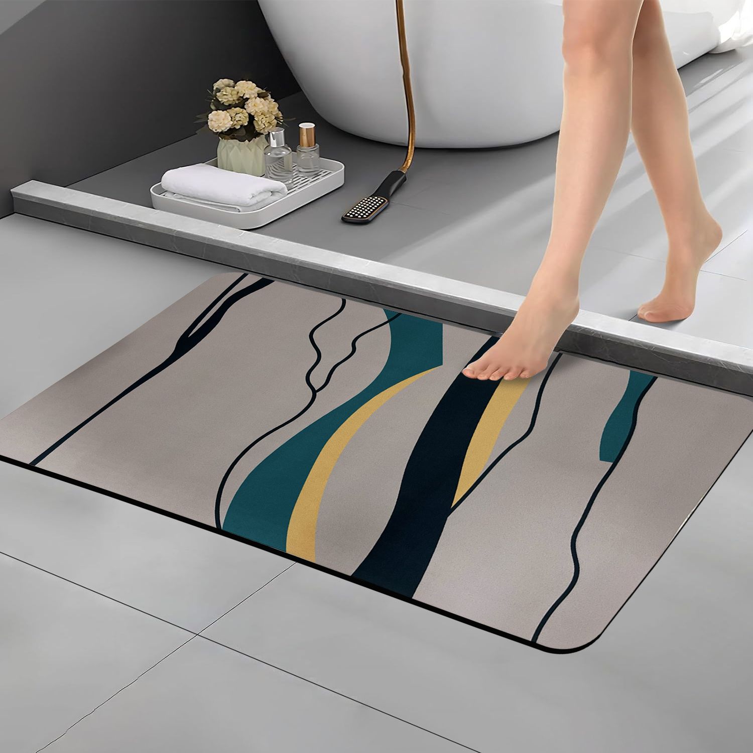 Rubber Bathroom Mat
