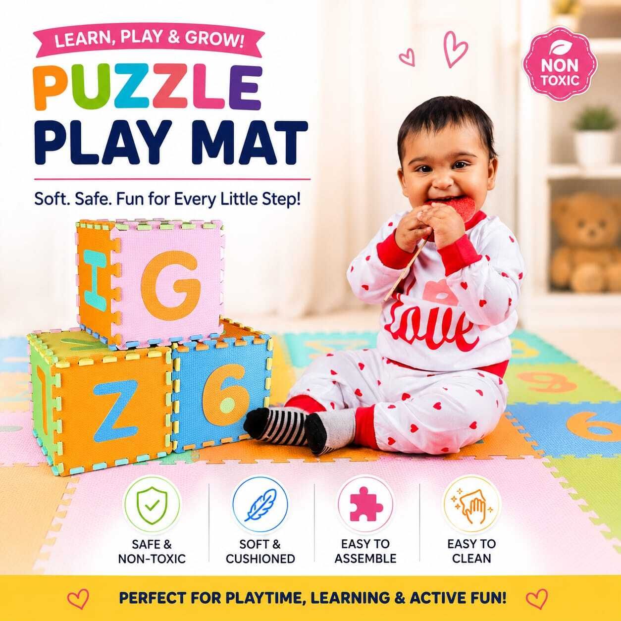 kaash Microfiber Baby Play Mat-picture-31