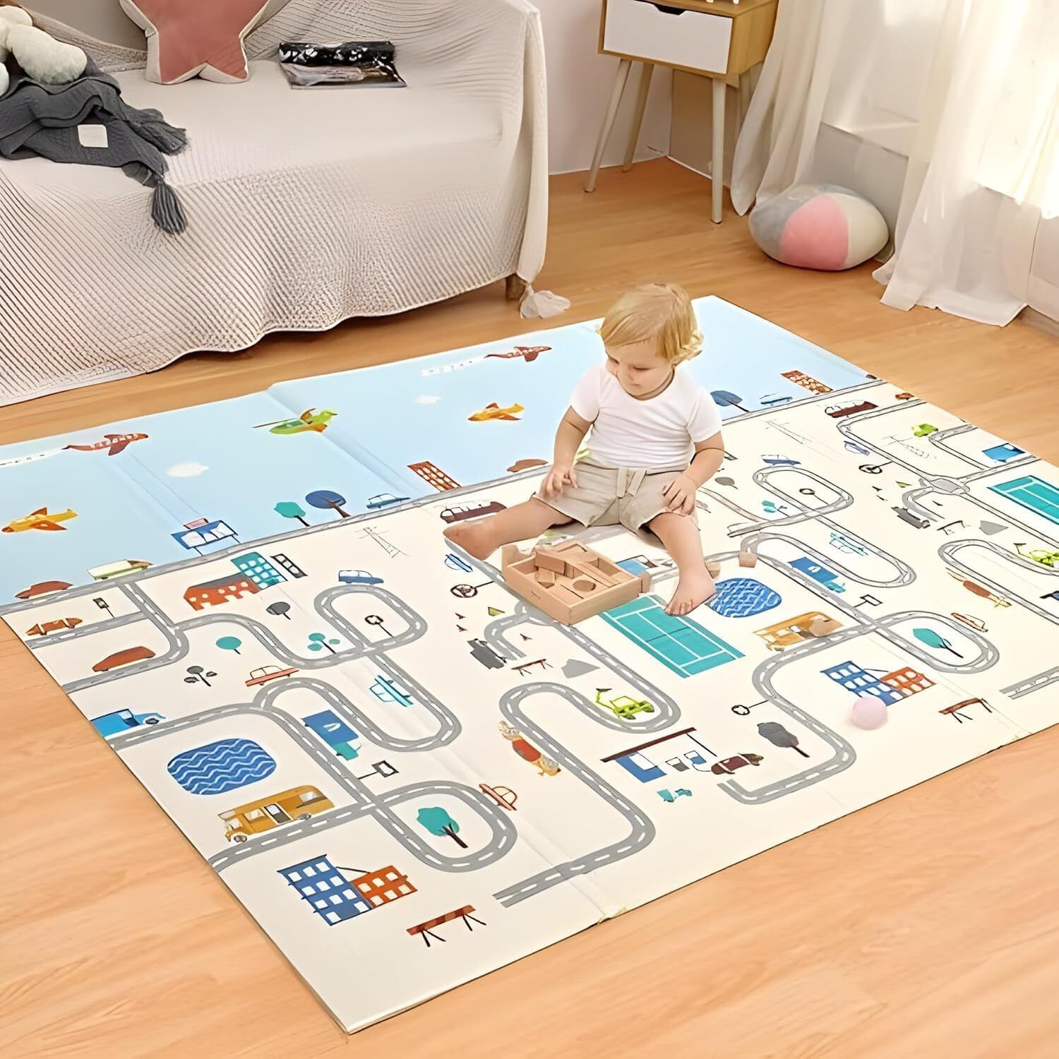 Microfiber Baby Play Mat-image-38