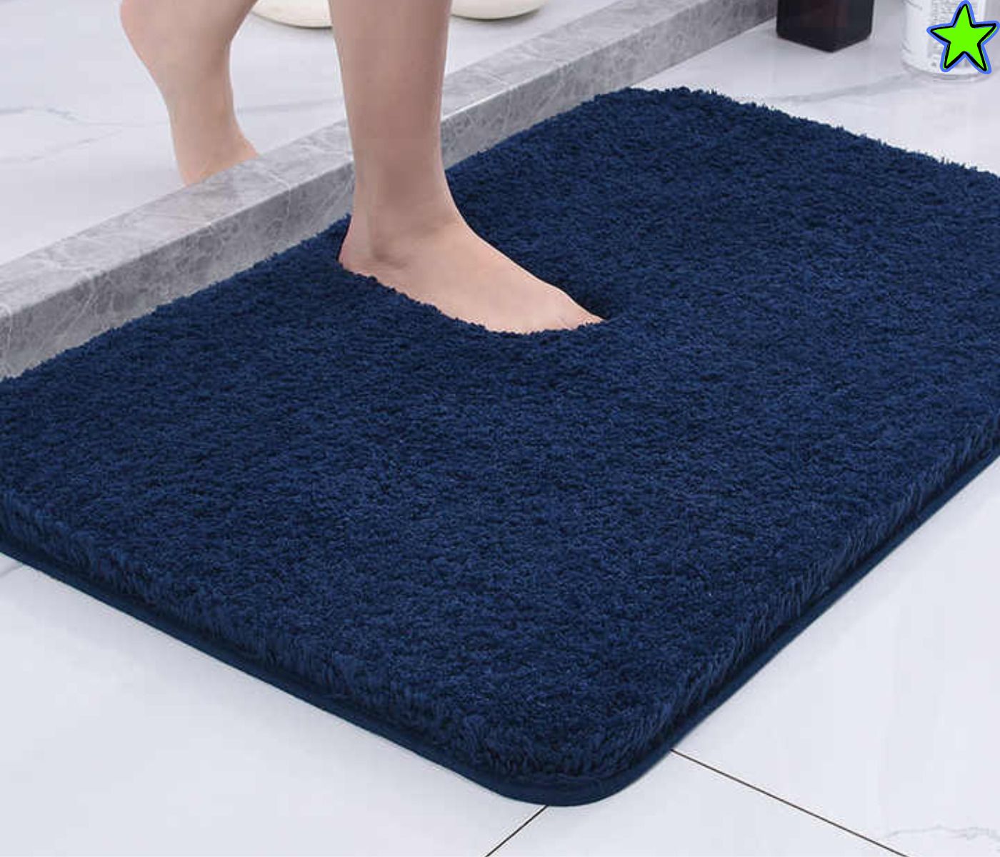 hownice Cotton, Rubber, Microfiber, Plastic Bathroom Mat-picture-20
