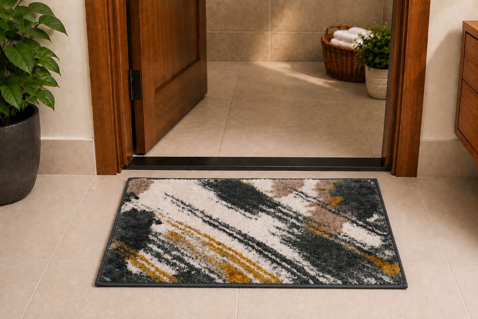Microfiber Bathroom Mat-image-43