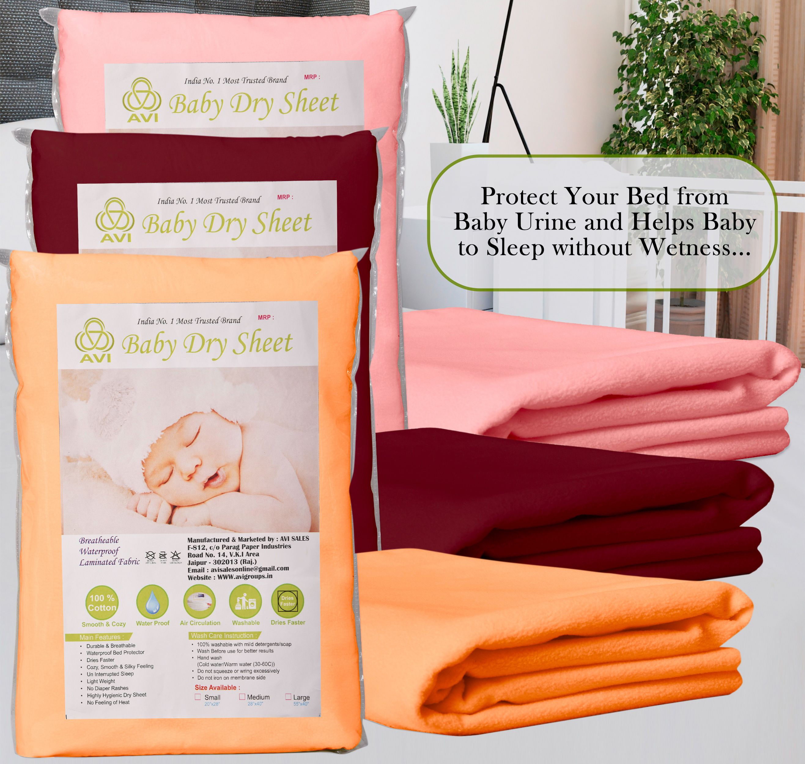 avi Cotton Baby Bed Protecting Mat-picture-26