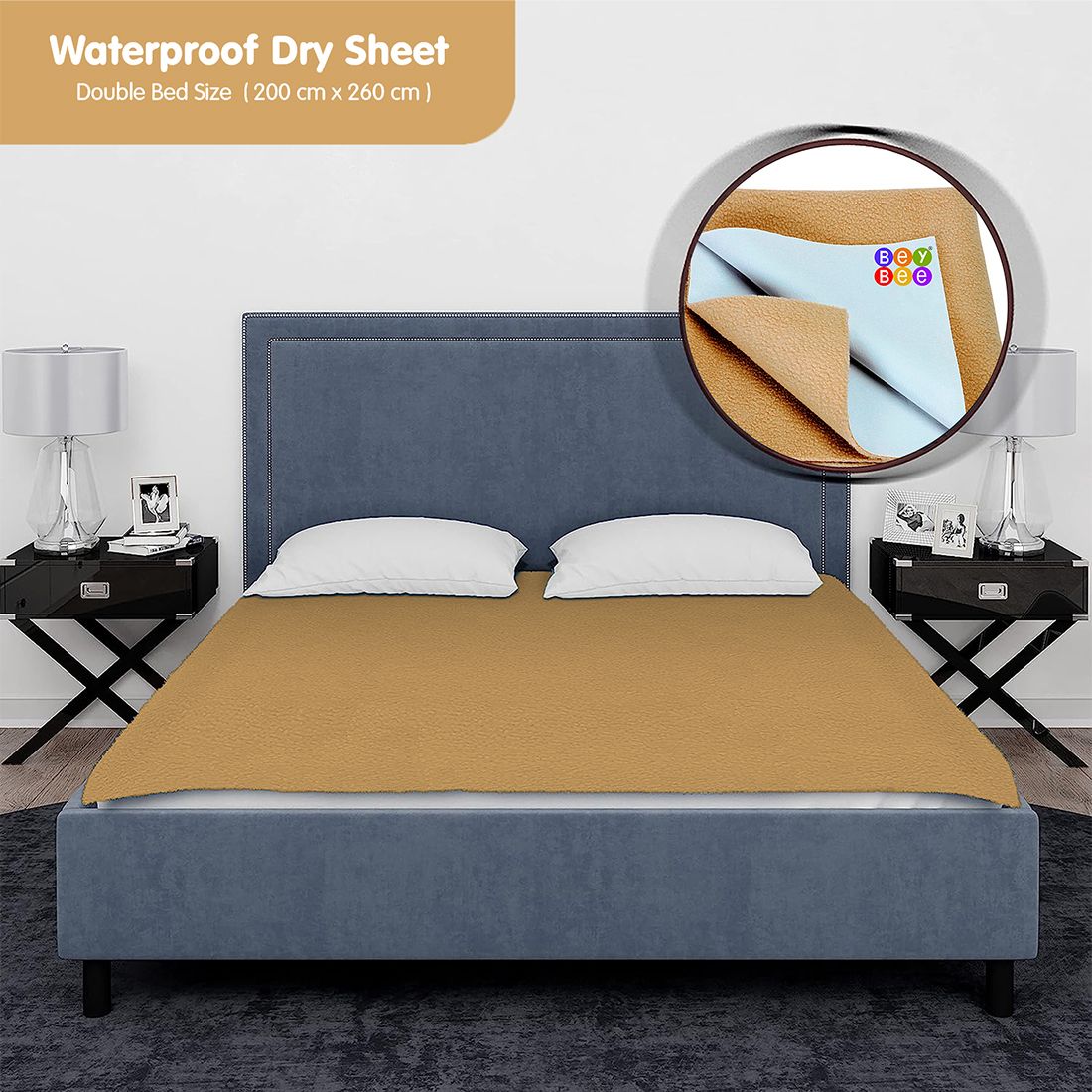 beybee Cotton Baby Bed Protecting Mat-picture-36