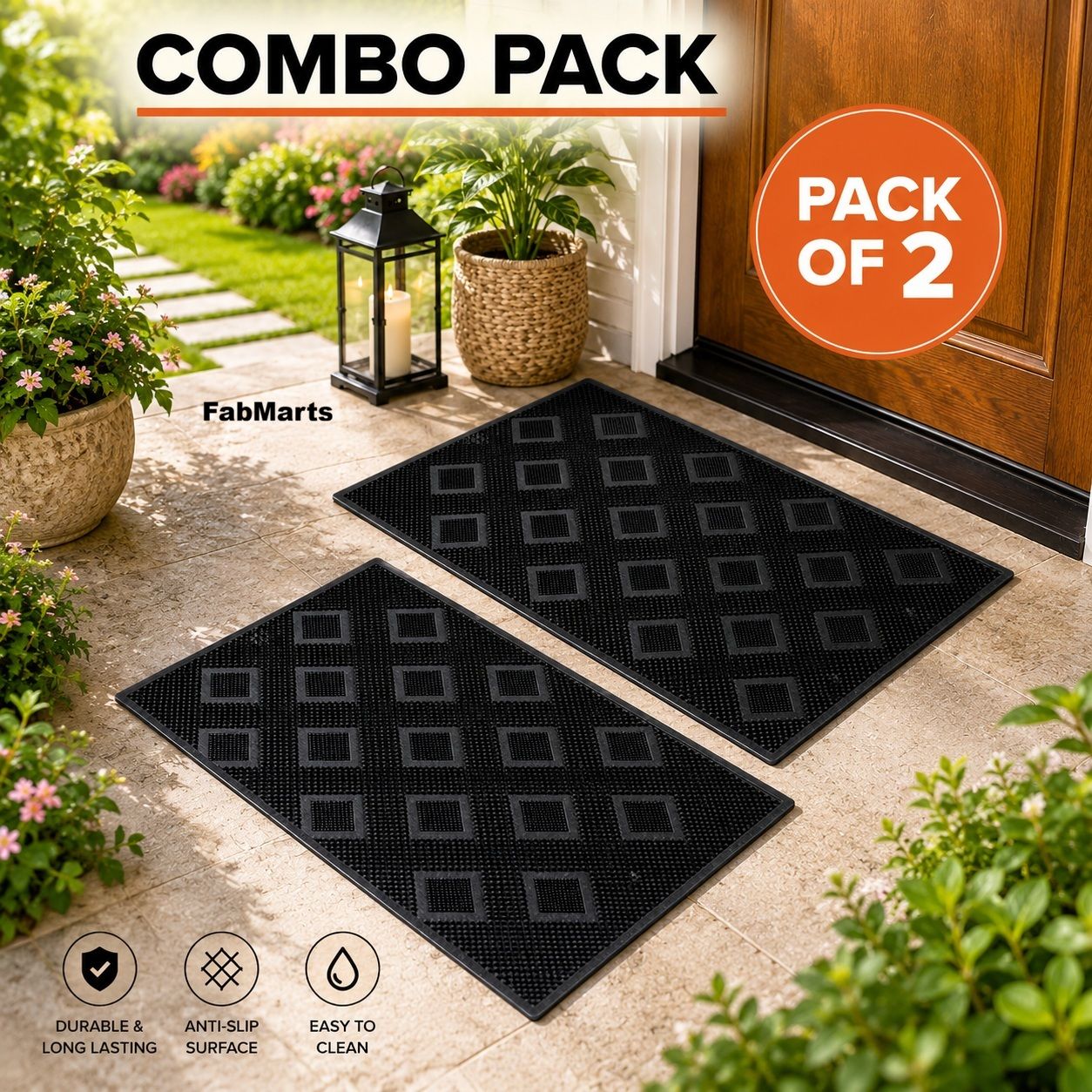fabmarts Rubber Door Mat-picture-24