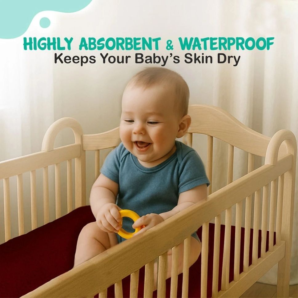 Fleece Baby Bed Protecting Mat-image-42