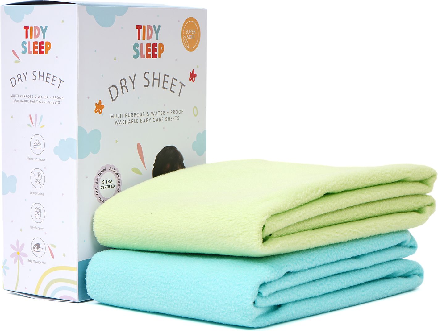 tidy sleep Fleece Baby Bed Protecting Mat-picture-18