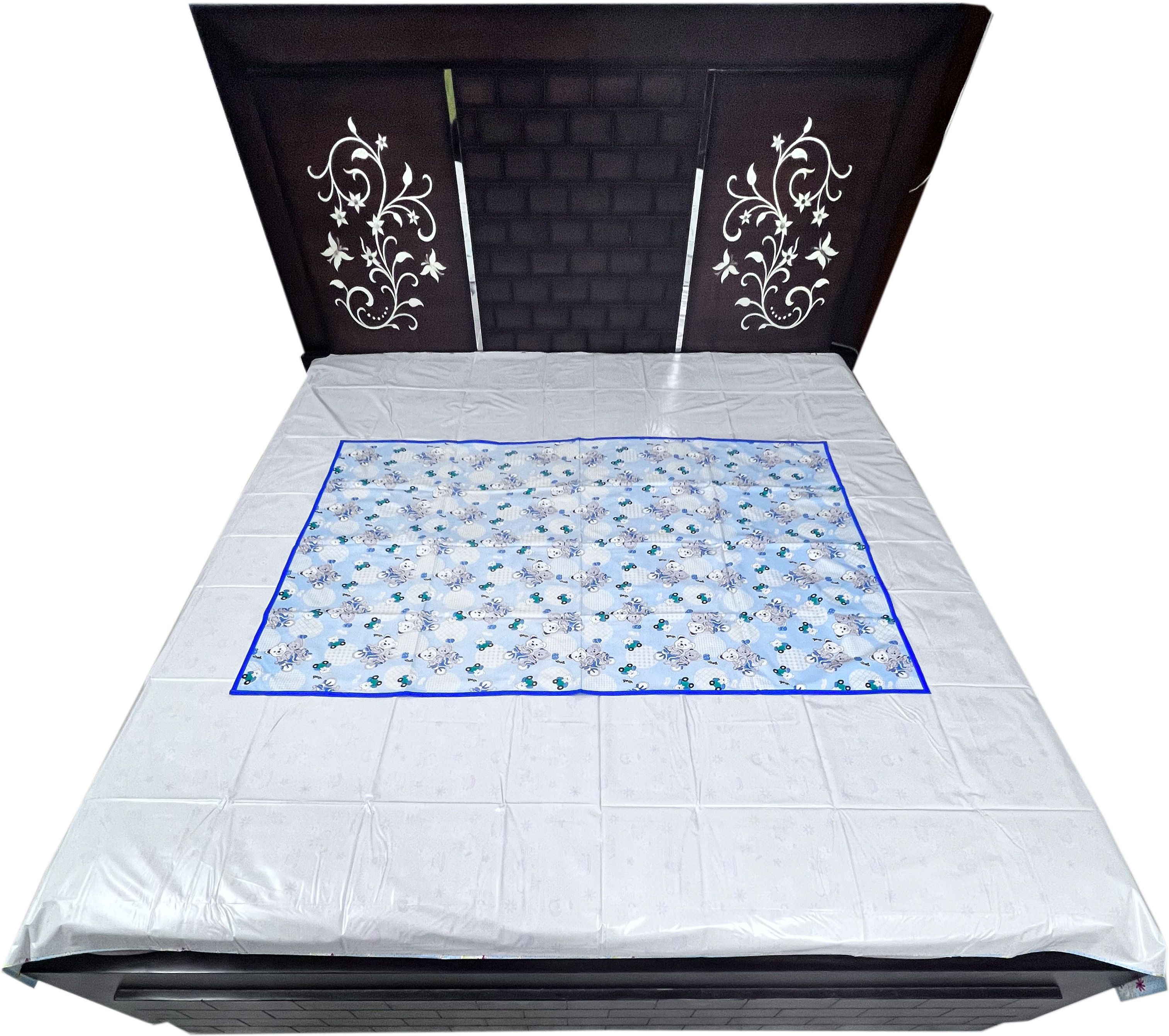 PVC Crib Flat 150 TC Printed 1 Bedsheet-image-31
