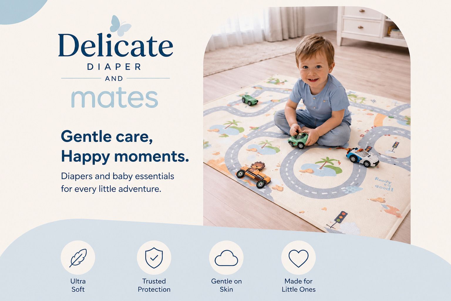 delicate diaper and mates Foam Baby Play Mat-picture-25