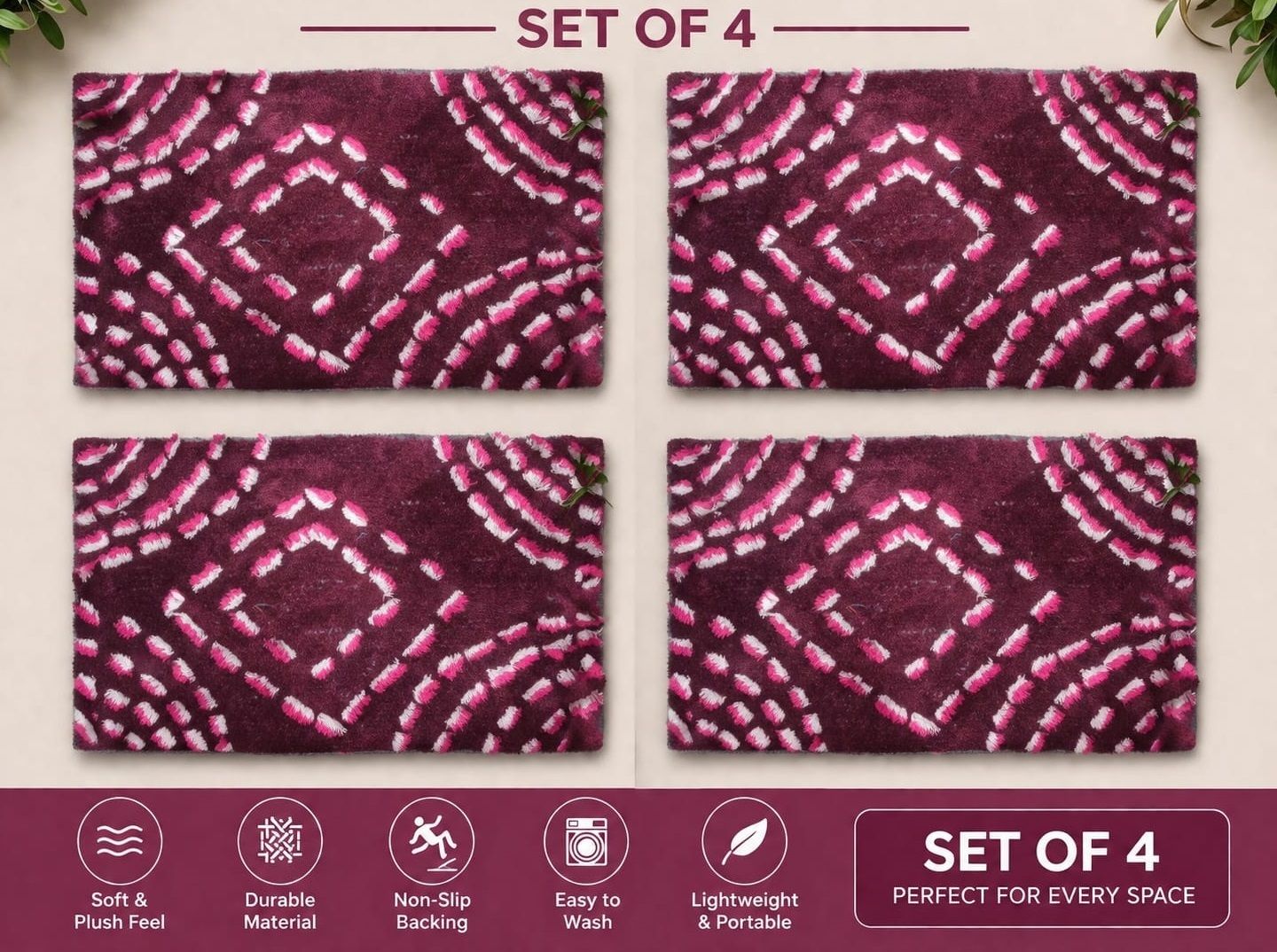 mkr collection Cotton Door & Floor Mat-picture-25