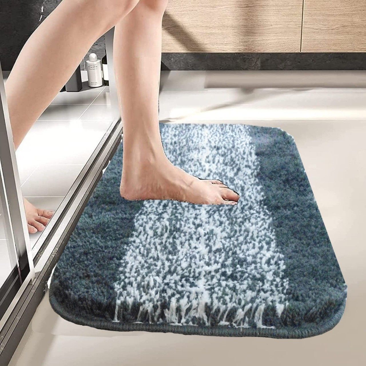 modern fab Microfiber Bathroom Mat-picture-12