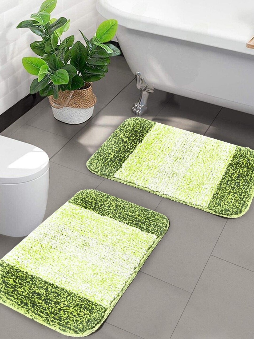 saral home Microfiber Bathroom Mat-picture-22