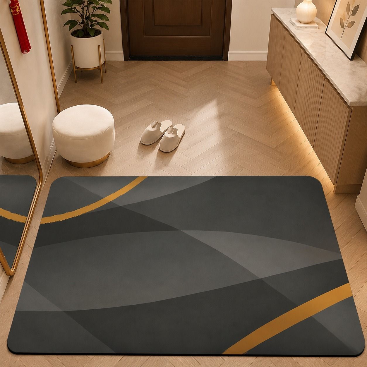 waterproof Rubber Bathroom Mat-picture-11