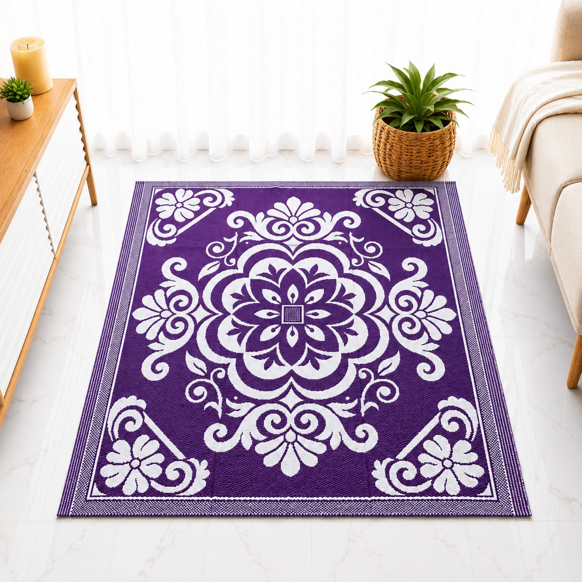 dotlify home Plastic Chatai Mat-picture-33