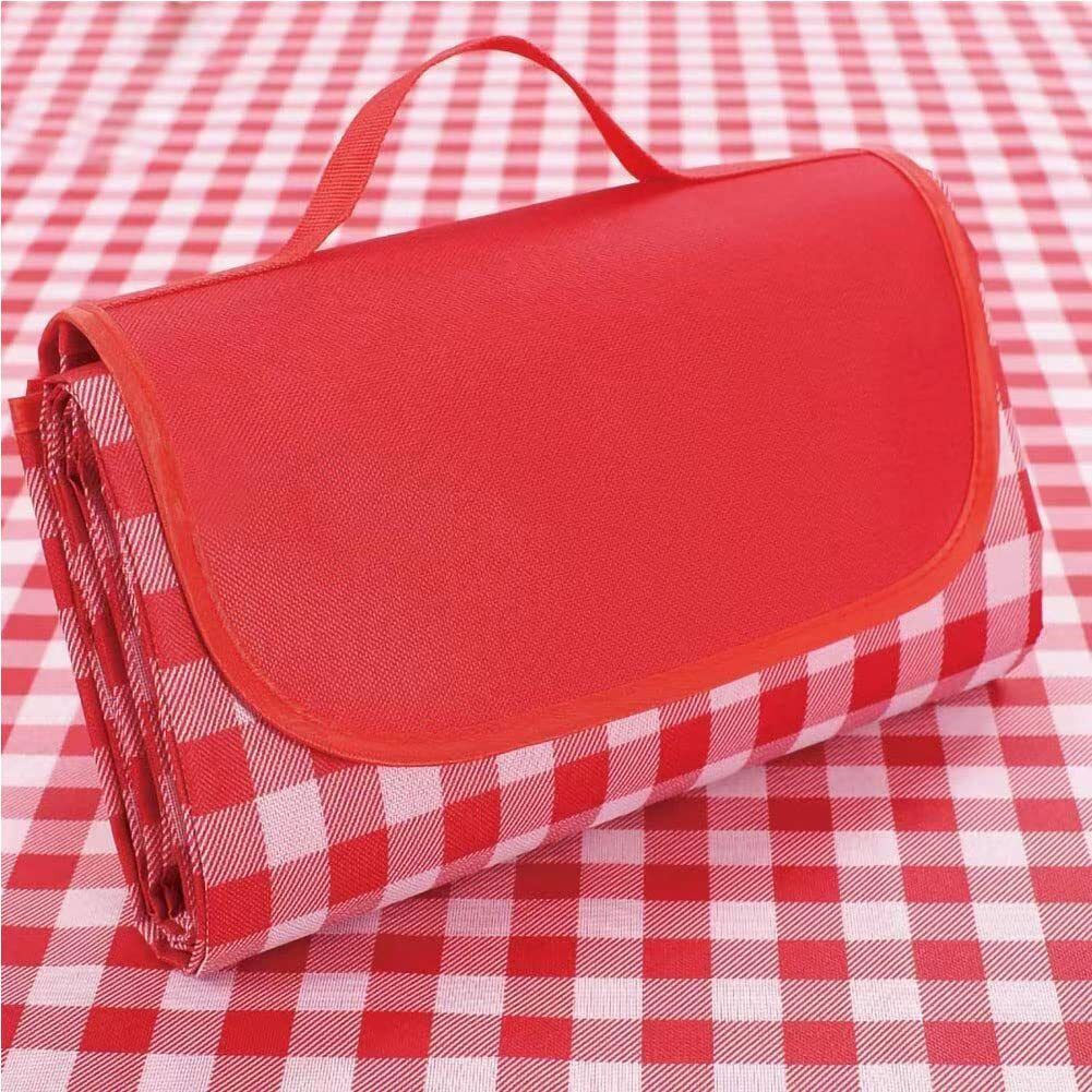 Waterproof Picnic Blanket Foldable Outdoor Camping Mat Red 6 mm Camping Mat-image-14