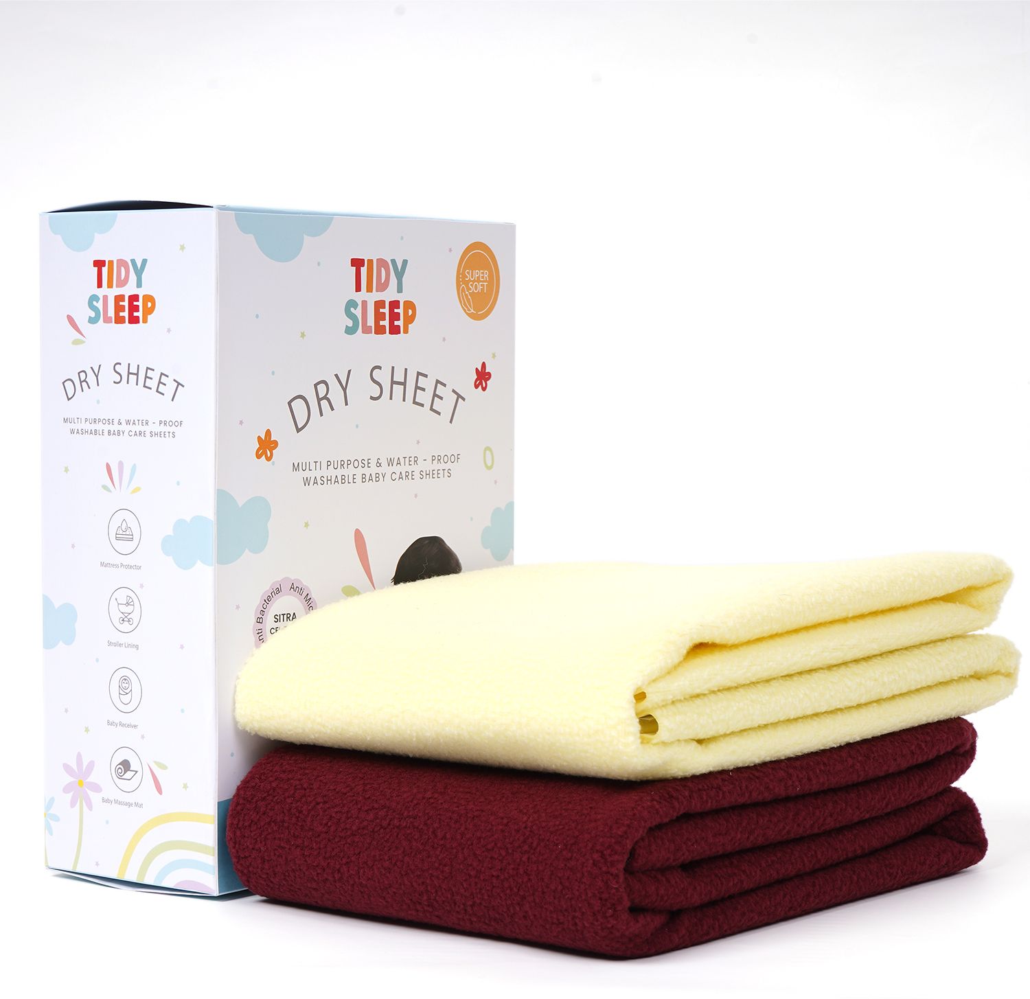 tidy sleep Fleece Baby Bed Protecting Mat-picture-14