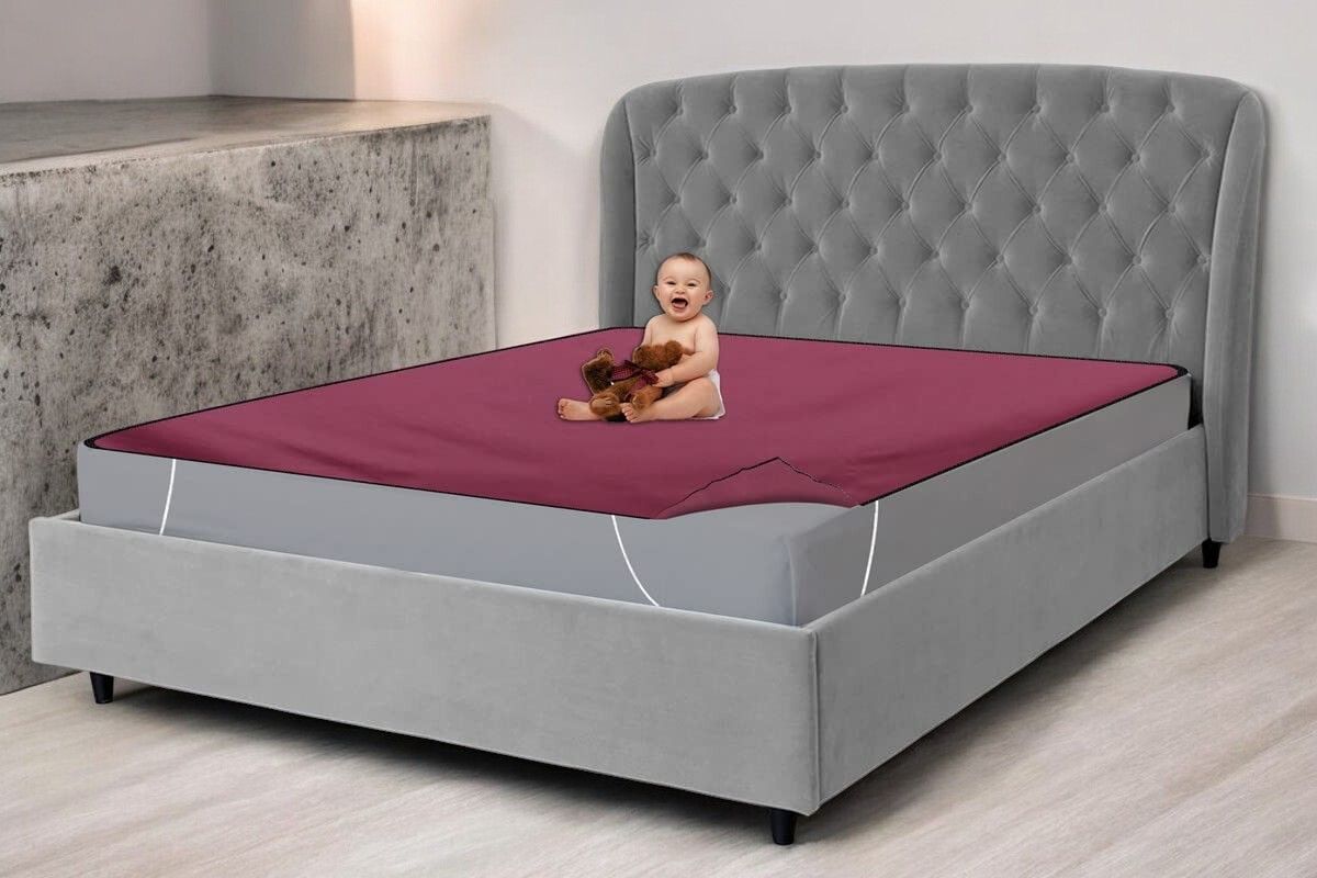 PrimeCover King Size Fitted Synthetic Waterproof Mattress Cover-image-0