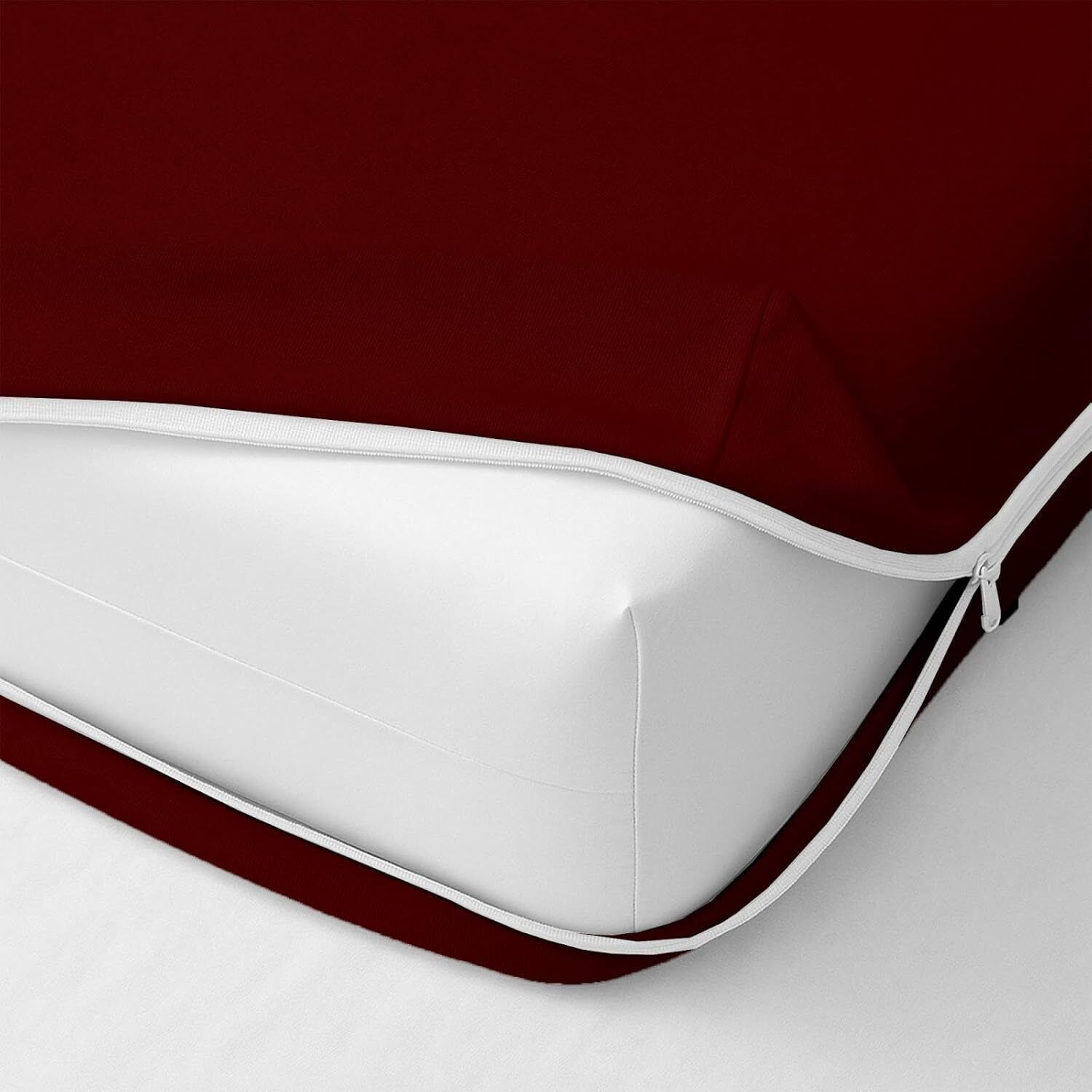 Aesbh Single Size Zippered Terry Cotton Waterproof Mattress Cover-picture-19