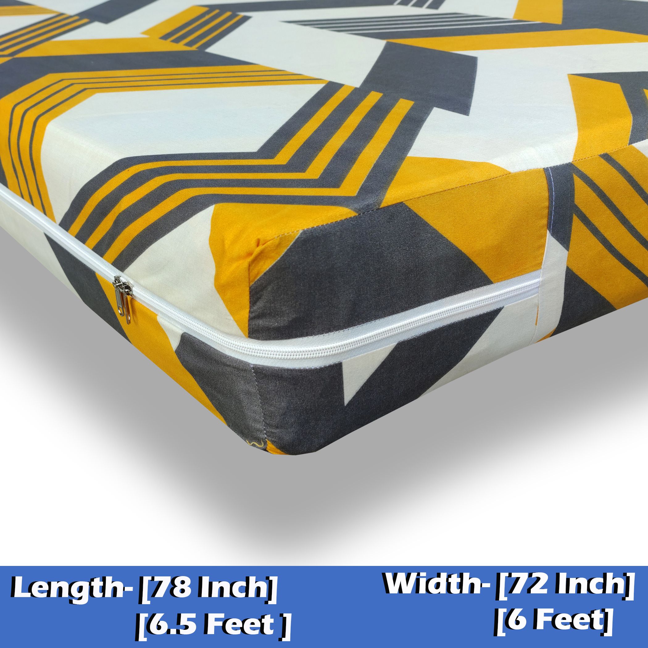 King Size Zippered Cotton Breathable Mattress Cover