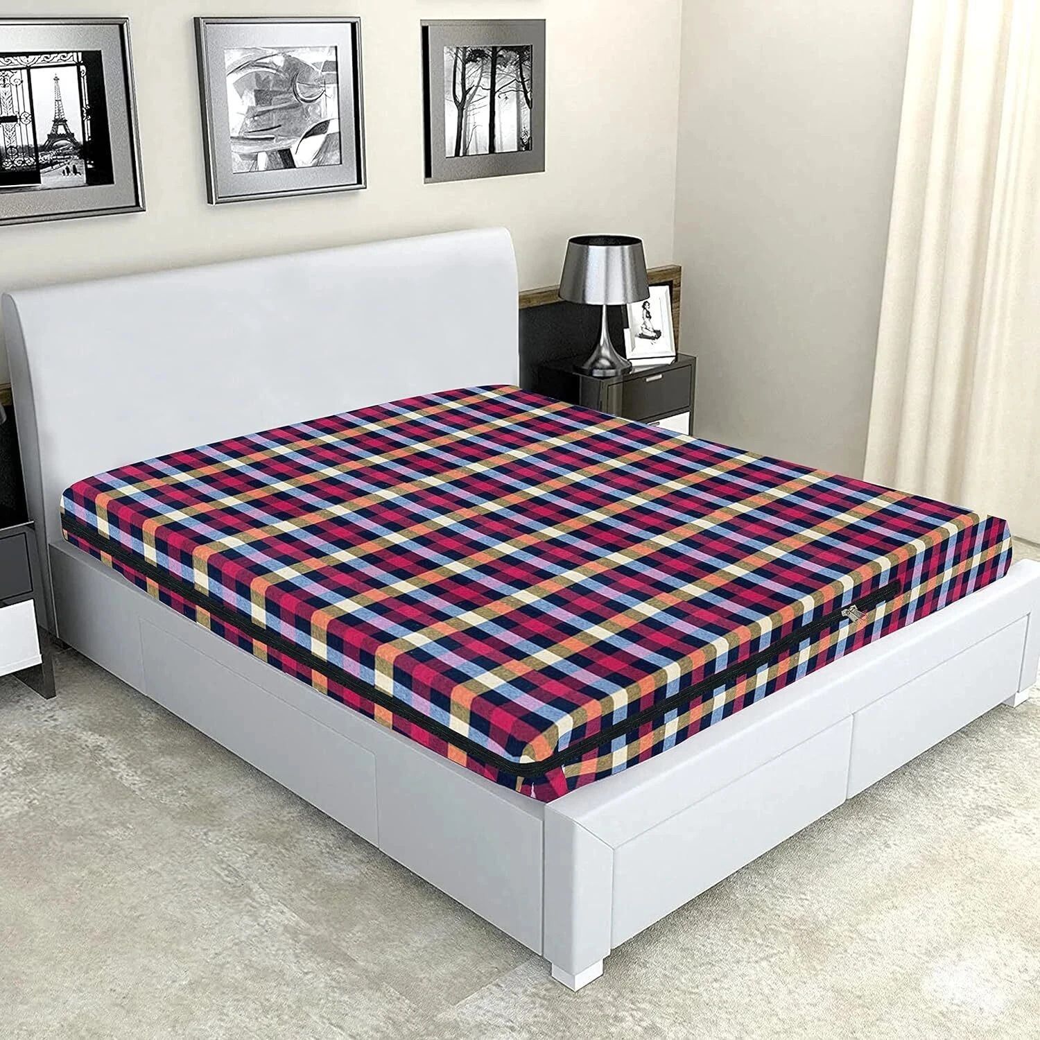 wings star Single Size Zippered Cotton Breathable Mattress Cover-picture-23