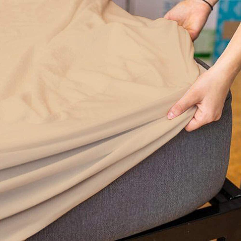 Queen Size Elastic Strap Terry Cotton Breathable, Stretchable, Waterproof Mattress Cover