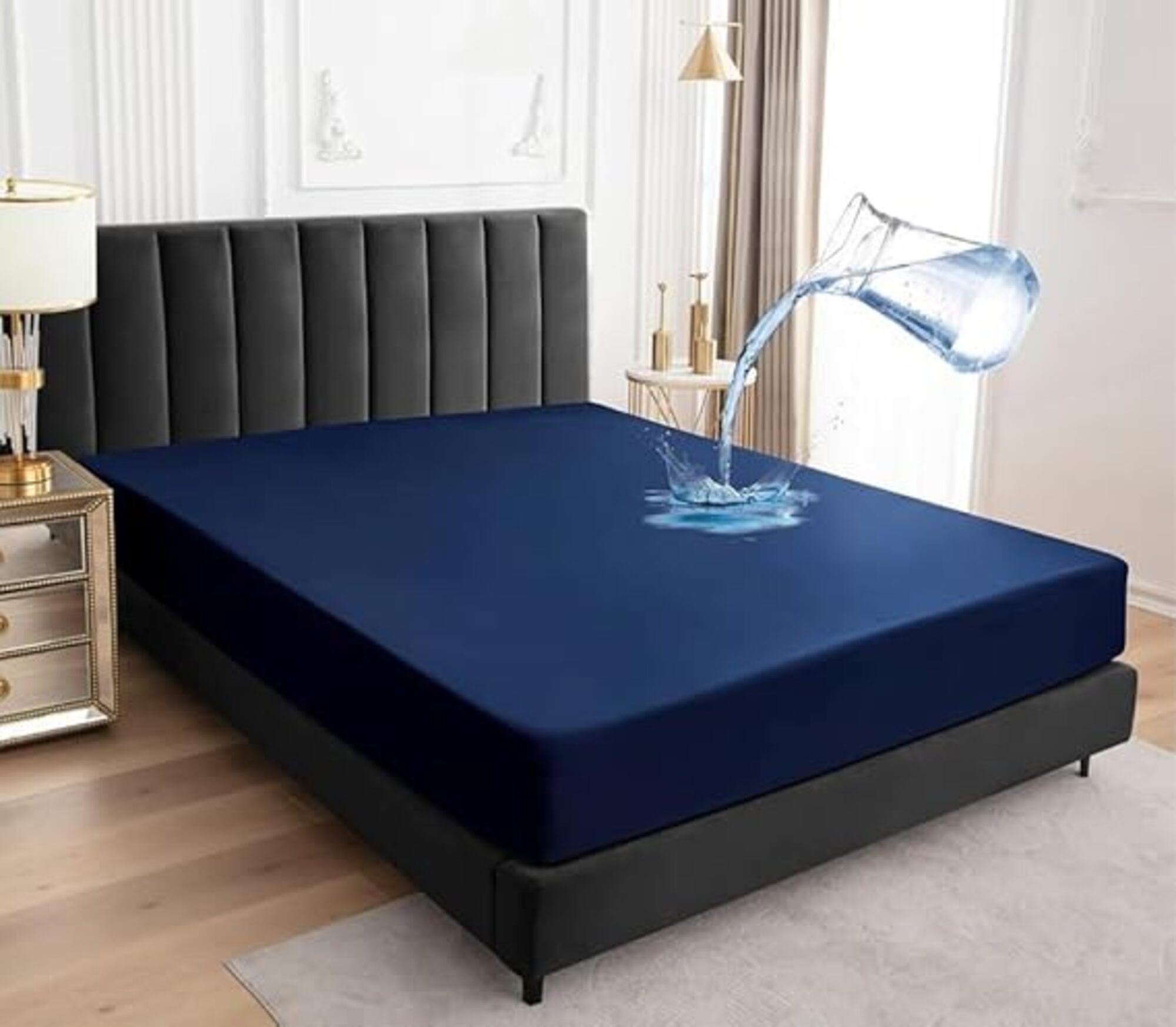 everdecor Fitted King Size Breathable, Stretchable, Waterproof Mattress Cover-picture-26