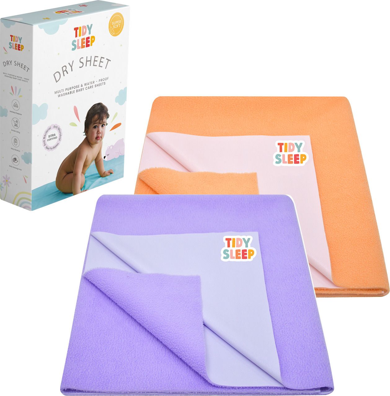 tidy sleep Fleece Baby Bed Protecting Mat-picture-24