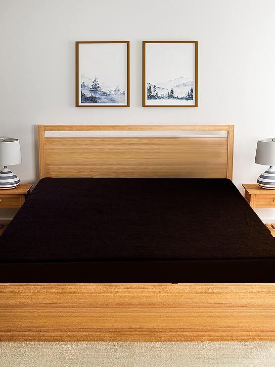 mk life Fitted King Size Breathable, Stretchable, Waterproof Mattress Cover-picture-17