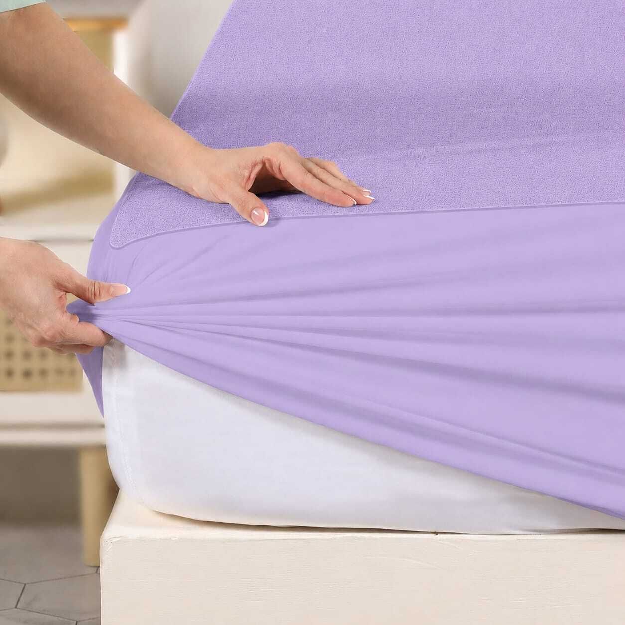 KLN ENTERPRISEH King, Double, Queen Size Fitted Cotton Breathable, Stretchable, Waterproof Mattress Cover-image-45