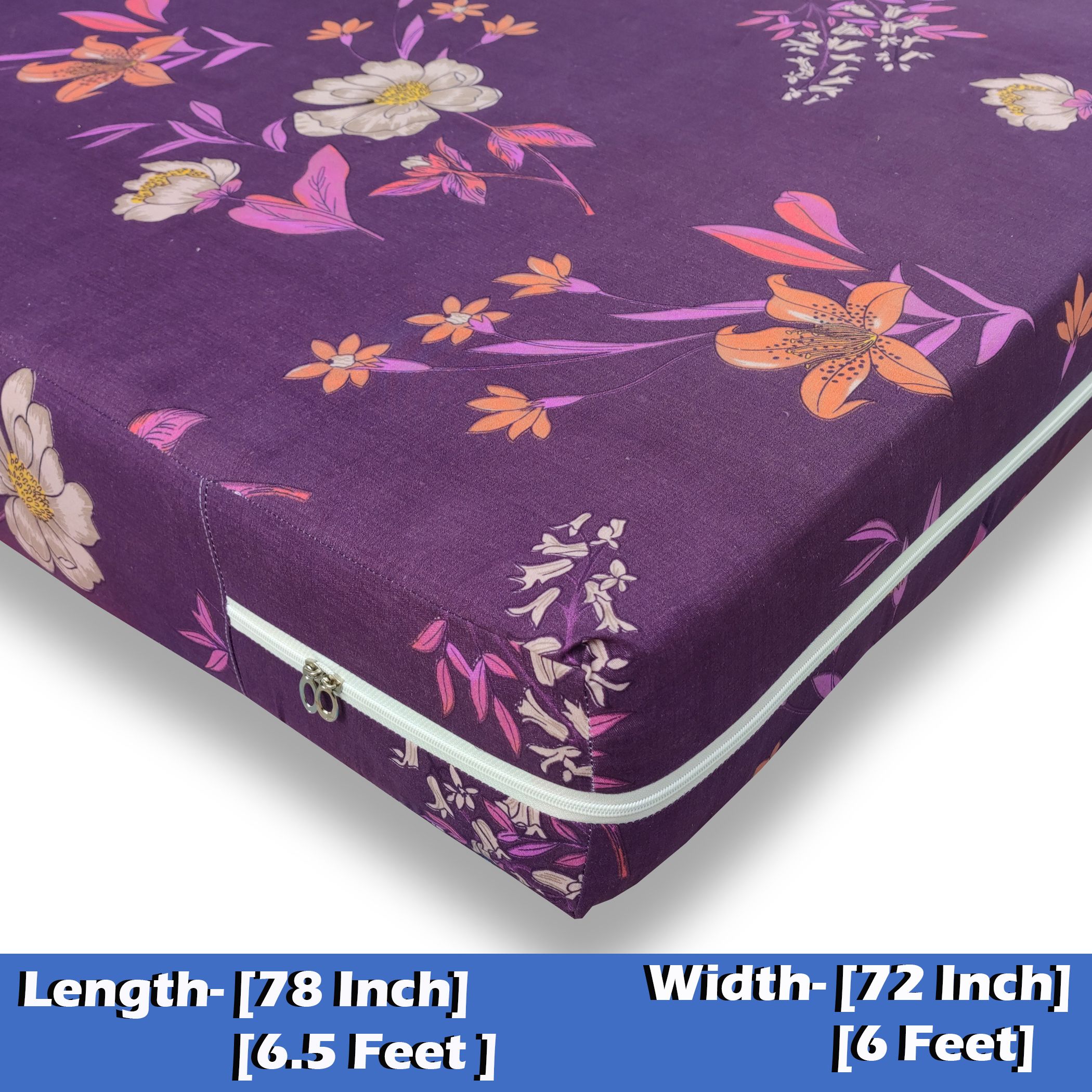 King Size Zippered Cotton Breathable Mattress Cover