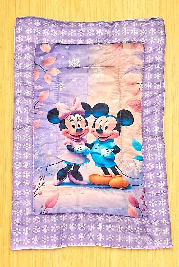 New Born Baby boy Pack Of 1 Bed Sleeping lavender color Mattress,Godari Godadi-image-4