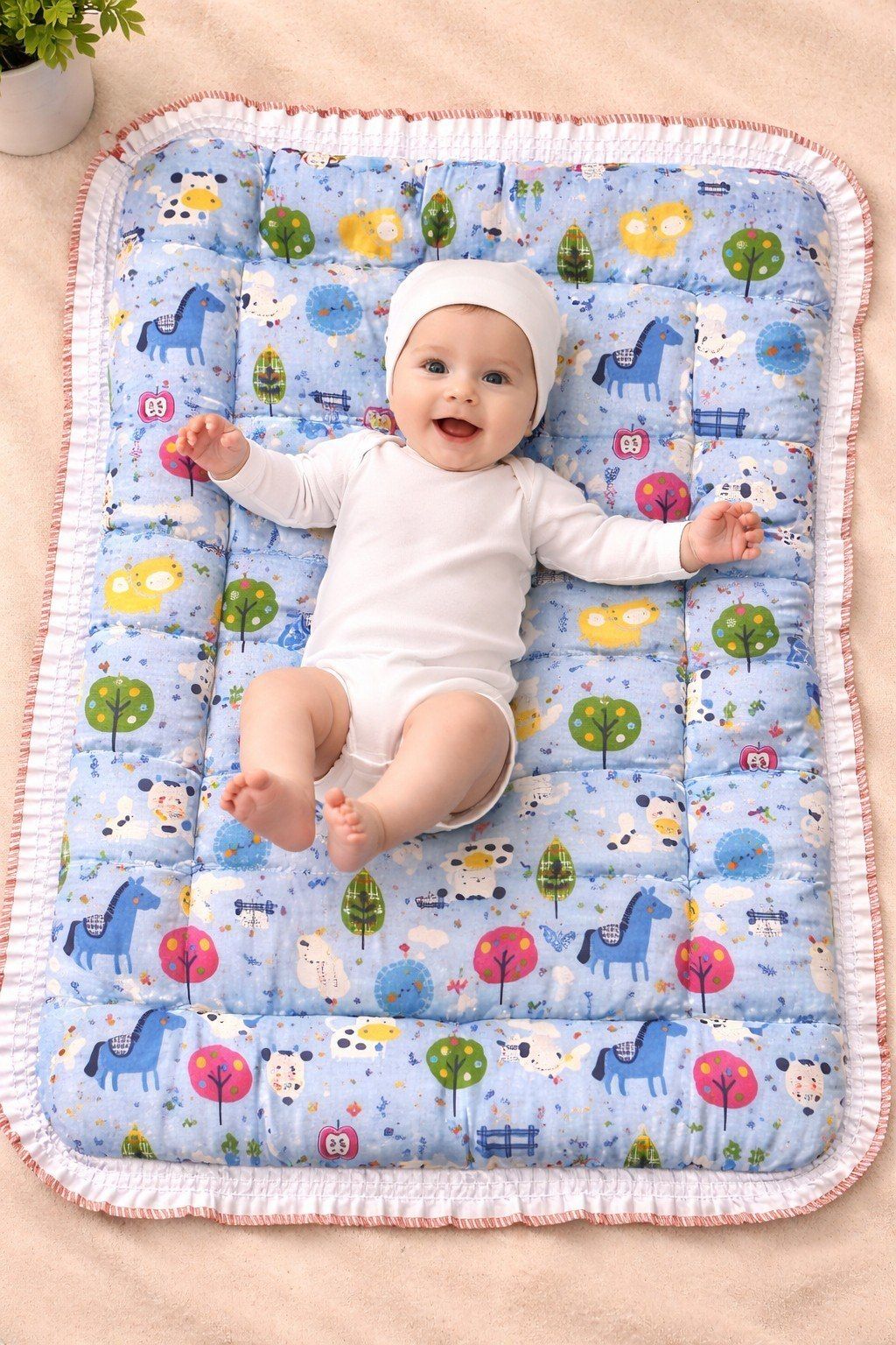 vanray fashion Baby Soft Quilted Sleeping Mattress-picture-19
