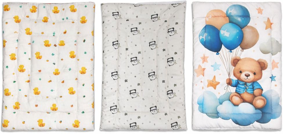 yatanto creation New Born Baby Godadi Pack of 2 Combo Cotton Soft Baby Sleeping Mattress Duck & Panda & Baloon Tedy Design-picture-27