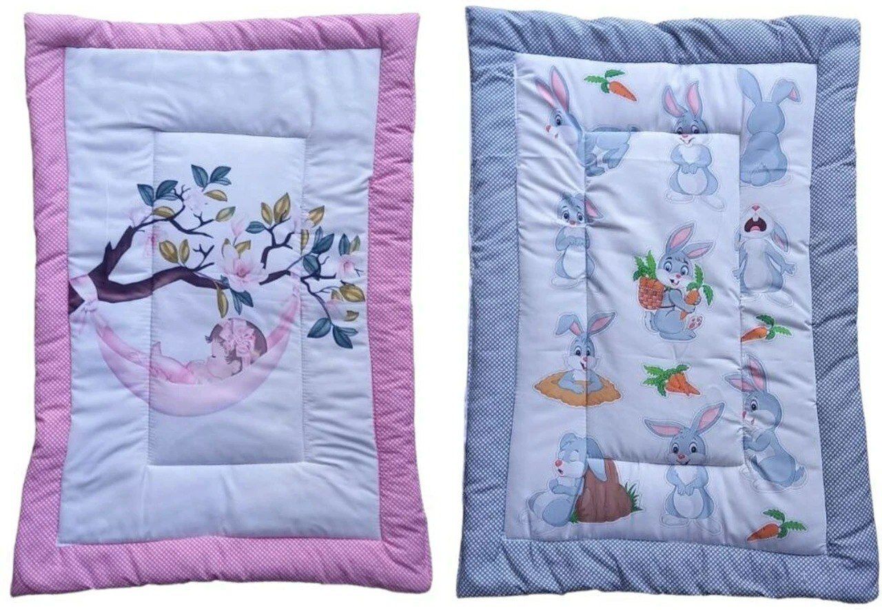 Cotton Baby Bed Sized Bedding Set( Moon,Rabbit)-image-23