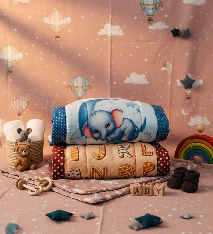 Little Dreams Cotton Feel Baby Sleeping Mattress Pack of-2-image-8
