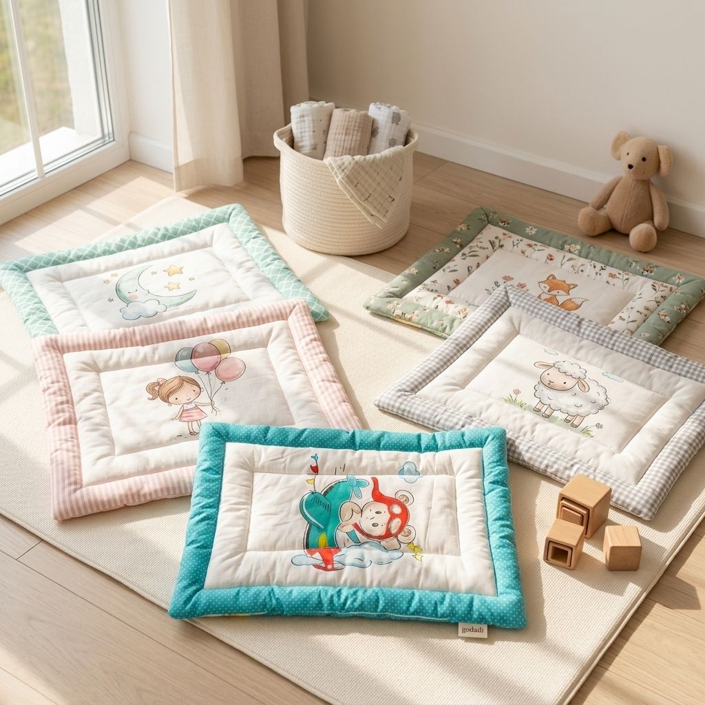 babyora Premium Cartoon Micro Cotton Godadi Pack of 5-picture-13