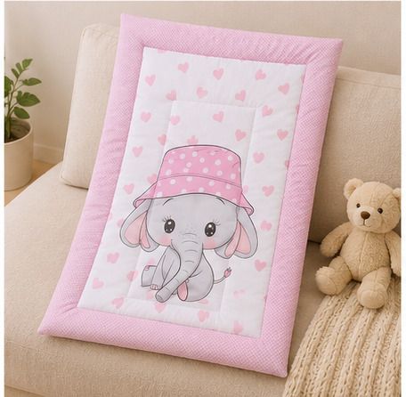 vanray fashion Baby Mattress Elephant Hart Desing Soft Washable Bedding Pack OF 1**-picture-19