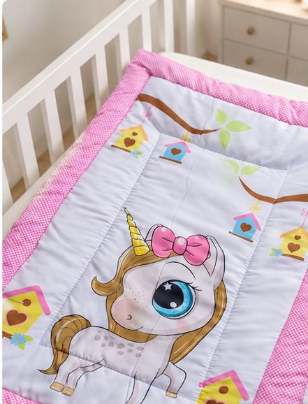 vanray fashion Baby Mattress Hourse Desing Soft Washable Bedding Pack OF 1**-picture-16