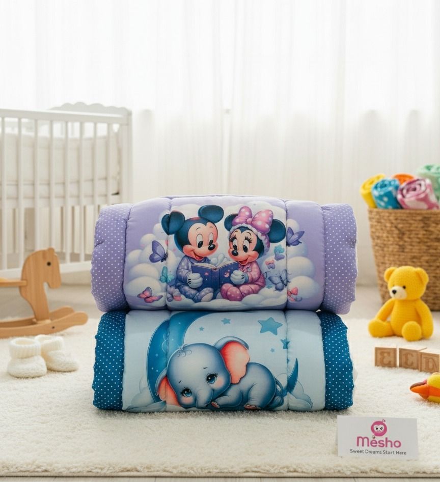Disney Favorites & Blue Elephant 2-Pack Soft Cotton Baby Sleeping Mats-image-30
