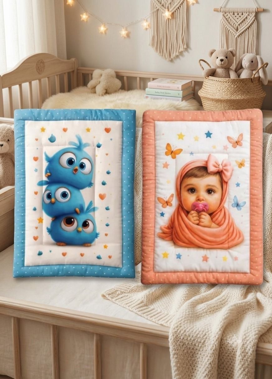 SoftNest Cartoon Baby Mattress Pack of-2-image-45