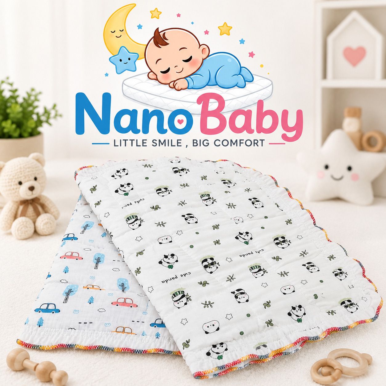 100% ORGANIC COTTAN MUSLIN MATTRESS,MULTIPLE DESIGNE,RENDOM DESIGNE,PACK OF 2-image-40