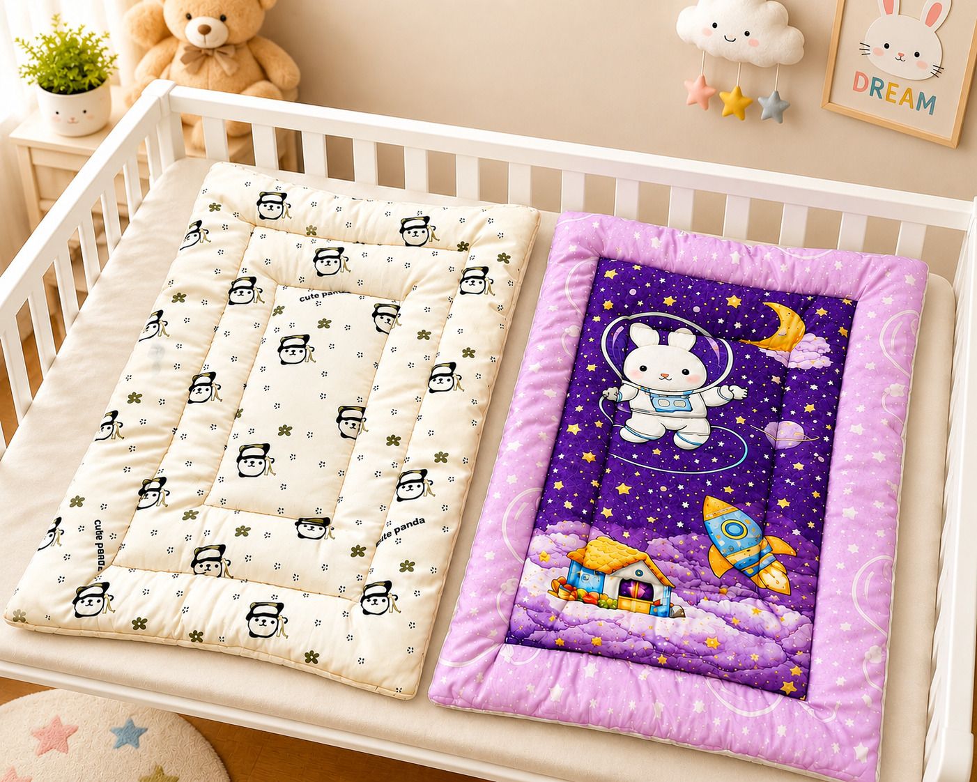 Soft Cotton Baby Godadi Combo Pack of 2 (20 x 30 Inch)| Baby Godari-image-25