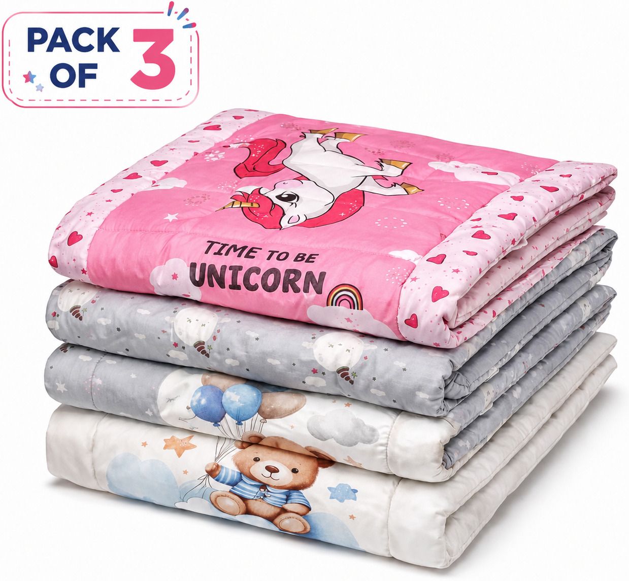 shoppofobix Mattress, New Born Baby Bed, Godari | Sleeping Mattress Unique Design set of 3-picture-17