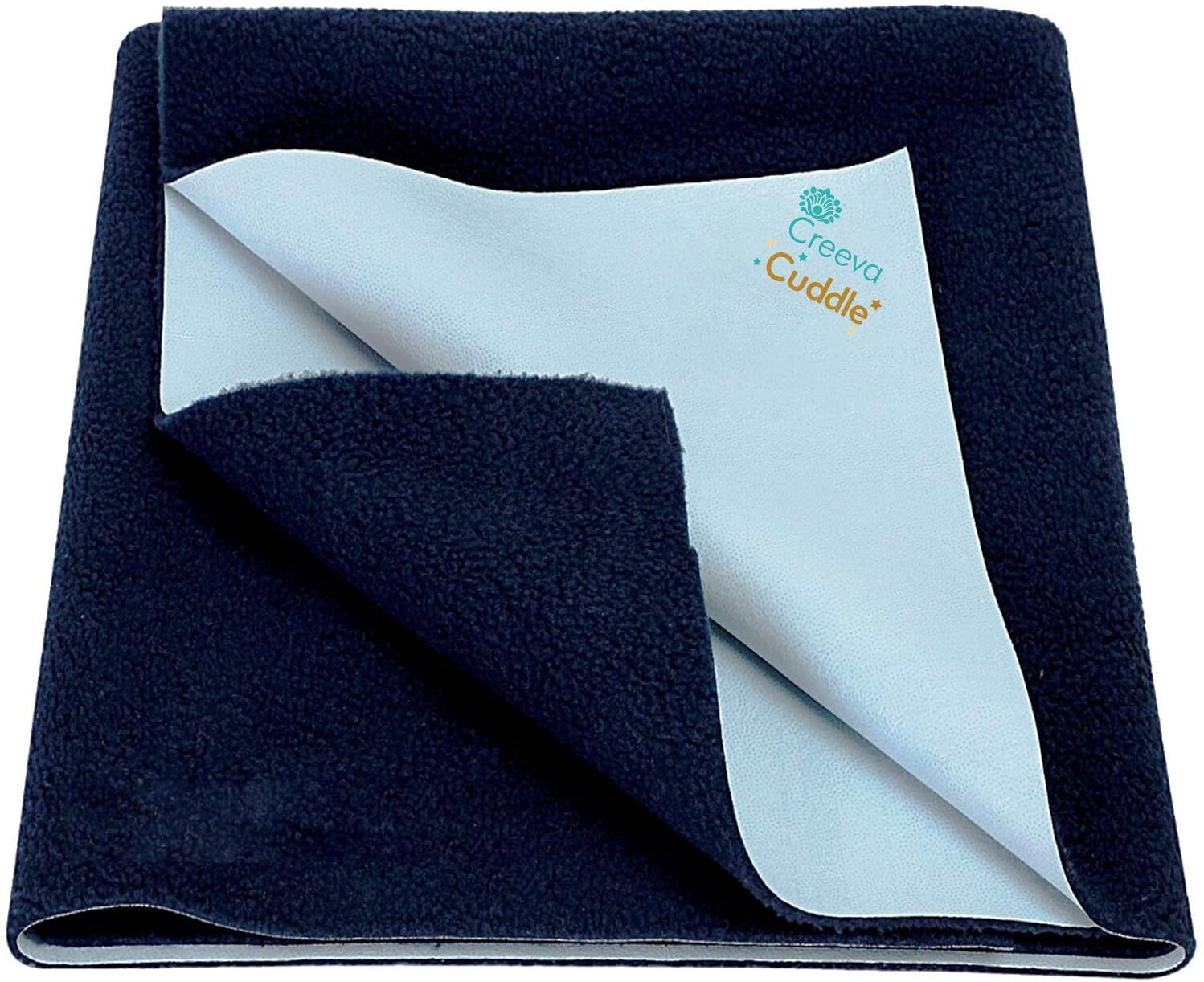 creeva Cuddle Dry Sheet - Navy (70x50 cm)-picture-15