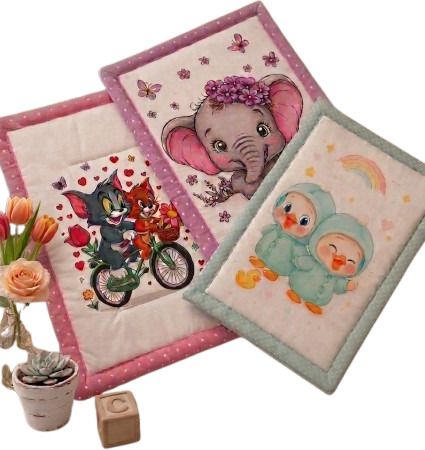Dreamy Kids Soft Quilted Play Mat Collection Set of-3-image-8