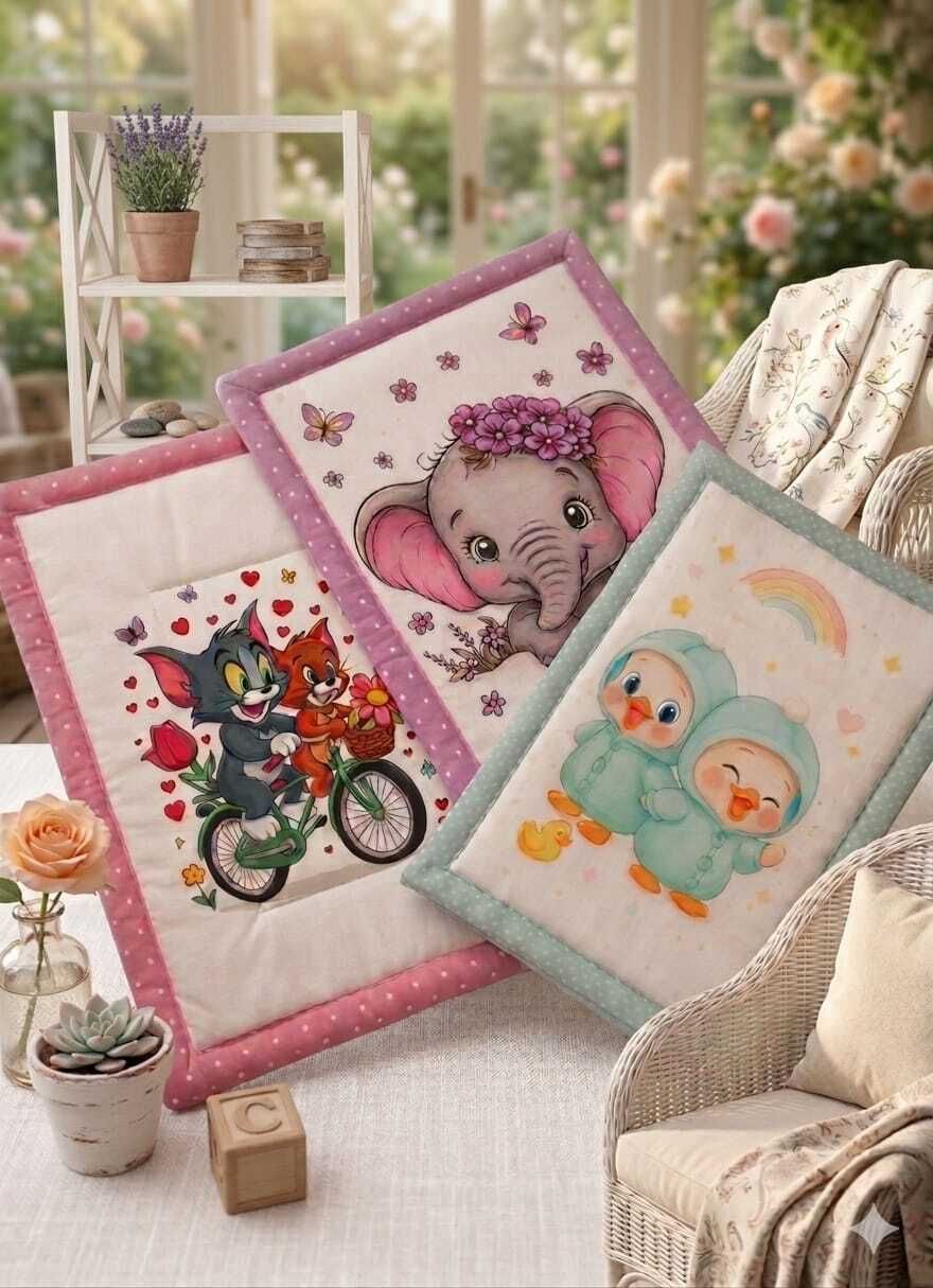 zivora kids Cozy Cub Cartoon Mattress Pack of-3-picture-17
